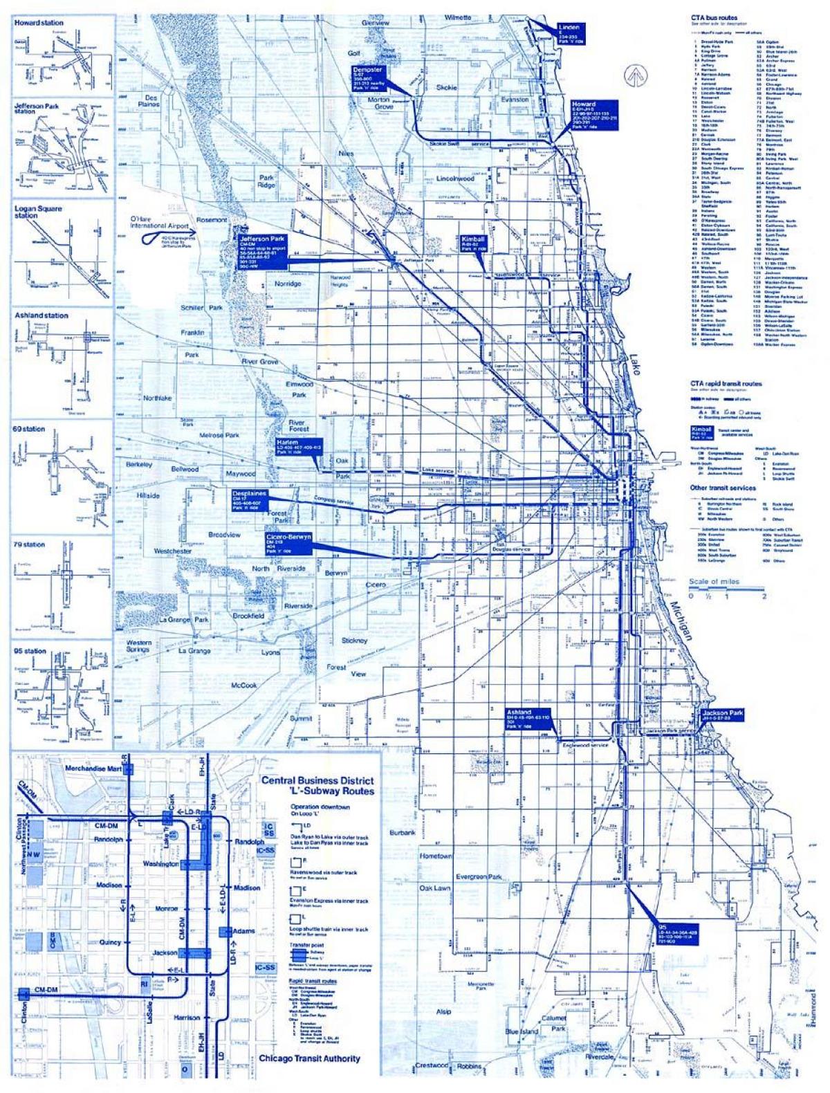Чикаго системна шина на картата