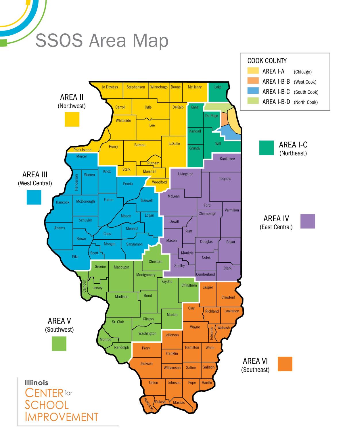 Чикаго държавни училища картата