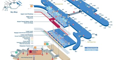 Карта на ОГА терминал 1 картата Чикаго